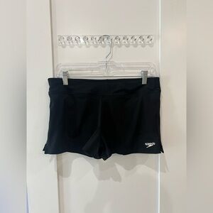 🌟3/$22🌟 Women’s Speedo Black Athletic Shorts Compression Fit. Swim shorts.
